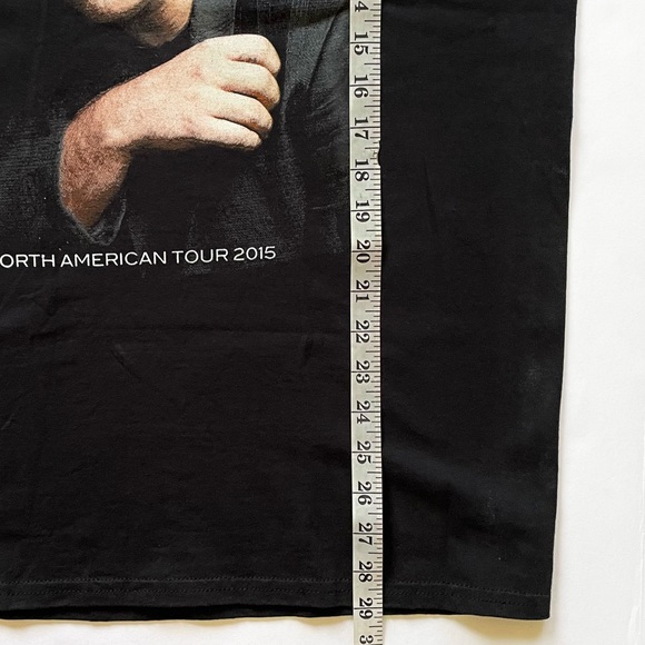 SAM SMITH Mens Womens Large 2015 North American Tour Black T Shirt Unisex Slim - Picture 7 of 7